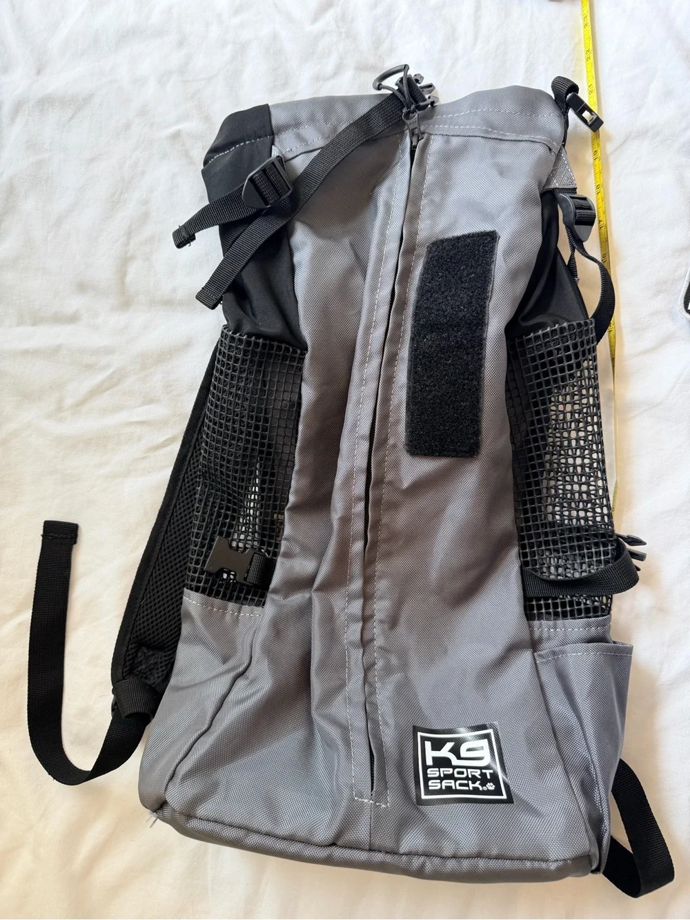 K9 Sport Sack Dog Backpack Carrier Gray Black Size Large